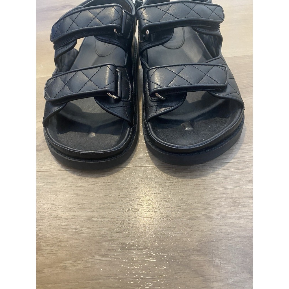 Tony Bianco Hiranni Sheep Napa Sandal Black Leather Sz EU 40 / US 9.5 - Picture 9 of 15